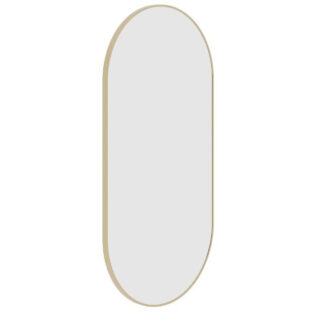 Thermogroup Pill Gold Framed Mirror