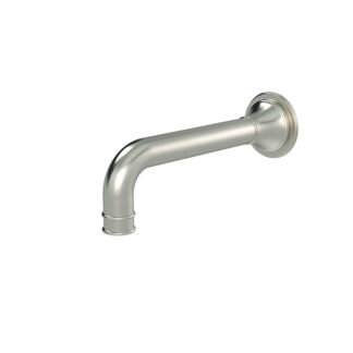Meir Harrington Wall Spout Brushed Nickel