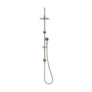 Meir Harrington Combination Shower Rail Set Brushed Nickel