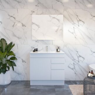 Timberline Indiana Floor Standing Vanity with Alpha Ceramic Top