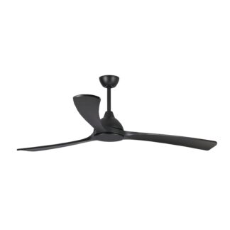 Fanco Sanctuary 70'' (178cm) DC Ceiling Fan - Black and Black Timber
