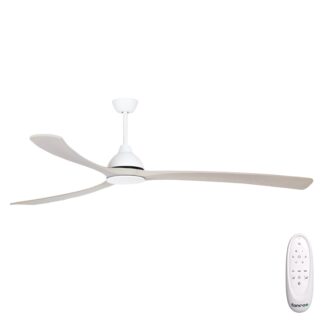 Fanco Sanctuary 86'' (218cm) DC Ceiling Fan - White and Whitewash