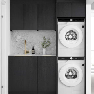 Otti Byron 1715mm Laundry Set C - Black Oak