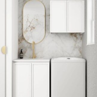 Otti Hampshire White 650mm Laundry Cabinet Set