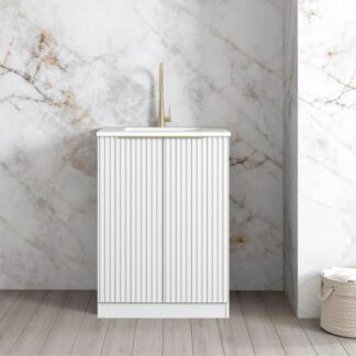 Otti Noosa Fluted White 650mm Mini Laundry