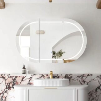 Otti Bondi 1200 LED Shaving Cabinet Matte White