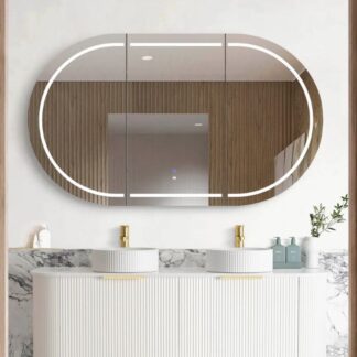 Otti Bondi 1500 LED Shaving Cabinet Matte White