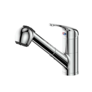 Greens Regency Top Lever Pull Out Mixer Chrome