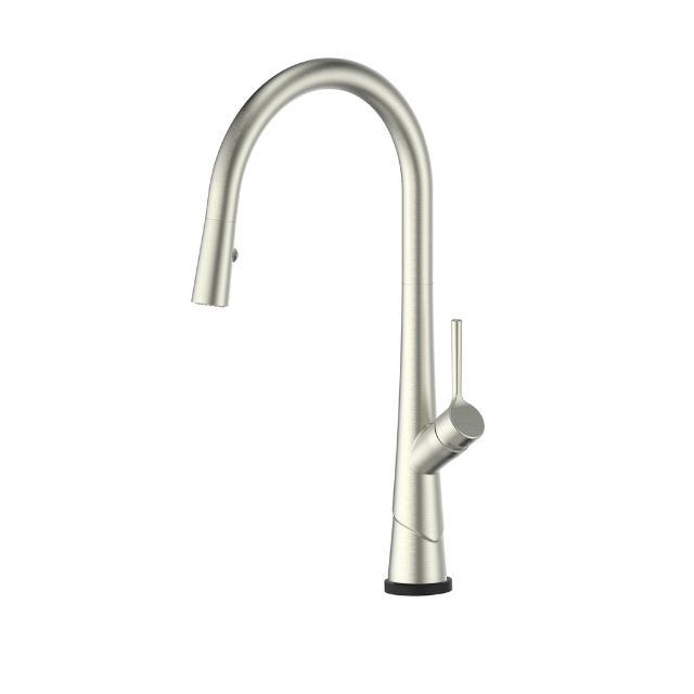 Greens Lustro Kontact Pull-Down Sink Mixer Brushed Nickel