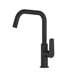 Greens Novi Gooseneck Sink Mixer with Smart Aerator Matte Black