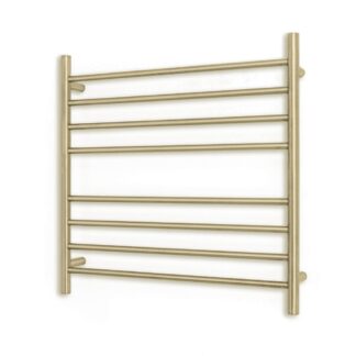 Radiant Heated Round Ladder 750mm x 750mm Light Gold