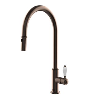 Turner Hastings Ludlow Pull Out Mixer Tap - English Bronze