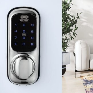 Lockwood 001 Touch Plus Smart Deadlatch Chrome Plate