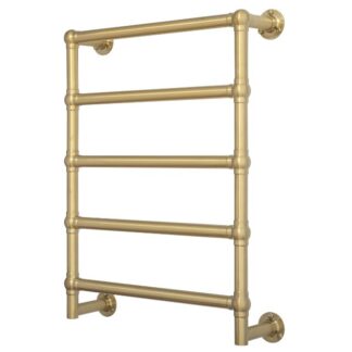 Turner Hastings Mayer Liquid-Filled Heated Towel Rail - Brushed Brass