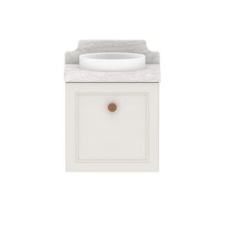 ADP Mabel Mini Wall Hung Vanity with Cherry Pie Benchtop