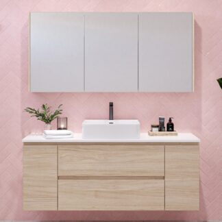 Timberline Marshall Wall Hung Vanity with Silk Surface Top and Basin