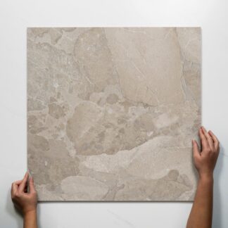 Roccia Greige Lappato Porcelain Tile P4 600 x 600mm