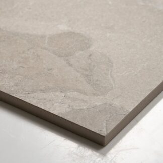 Sample of Roccia Greige Lappato Porcelain Tile