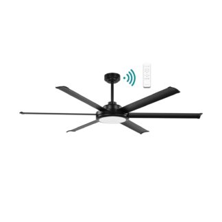 Martec Albatross II 1650mm DC Ceiling Fan with Light Matte Black