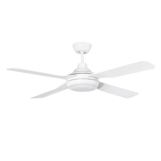 Martec Discovery II 1220mm Ceiling Fan with LED Light White
