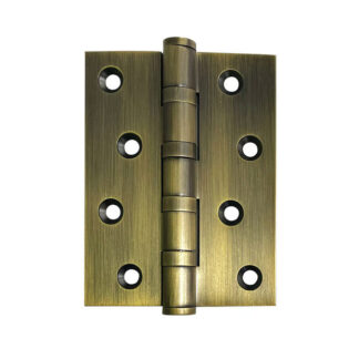 Momo Solid Brass Hinge 100mm X 76mm Dark Brushed Brass
