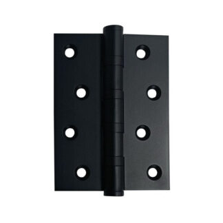 Momo Solid Brass Hinge 100mm X 76mm Matte Black