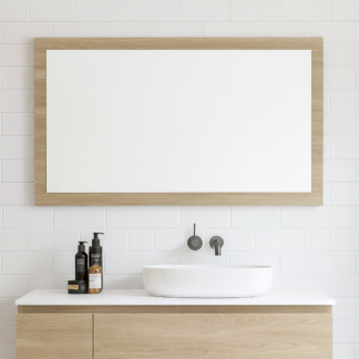 Timberline Miami Mirror - 600mm to 1500mm x 720mm