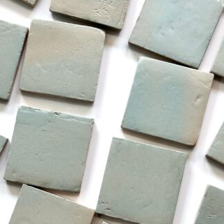 Aqua Blue Evelyn Handmade Zellige 100 x 100 x 12mm Sample