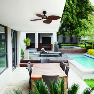 Martec Kingston DC 1260mm WIFI Remote Control Ceiling Fan with LED Light Old Bronze