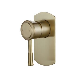Modern National Montpellier Shower Mixer Brushed Bronze - Full Kit