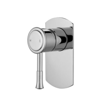 Modern National Montpellier Shower Mixer Chrome - Full Kit