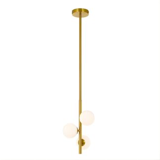 Telbix Moran G9 3 Light Pendant Antique Gold