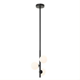Telbix Moran G9 3 Light Pendant Black
