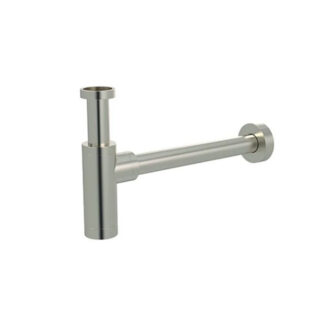 Meir Round Bottle Trap for 32mm Basin Waste Brushed Nickel