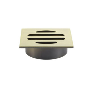 Meir Square Floor Grate Shower Drain 50mm Outlet Tiger Bronze