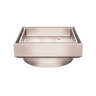 Meir Shower Waste With Tile Insert - Champagne
