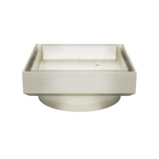 Meir Shower Waste with Tile Insert Brushed Nickel