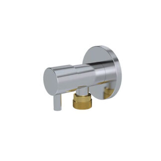 Meir Round Mini Stop Cistern Tap Polished Chrome