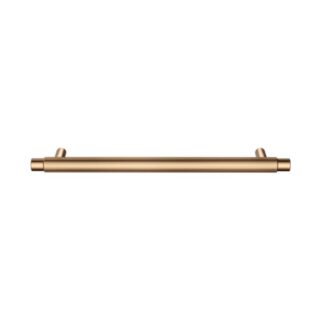Meir Oppen Round Pull 200mm Cabinet Handle Knurled Lustre Bronze