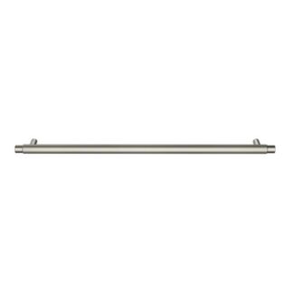 Meir Oppen Round Pull 328mm Cabinet Handle Knurled Brushed Nickel