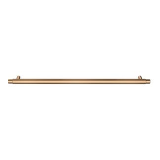 Meir Oppen Round Pull 328mm Cabinet Handle Knurled Lustre Bronze