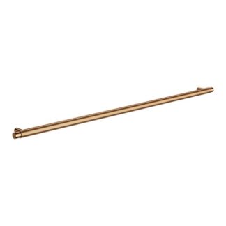 Meir Oppen Round Pull 520mm Cabinet Handle Knurled Lustre Bronze