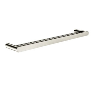 Meir Curvaé Double Towel Rail 600mm Brushed Nickel