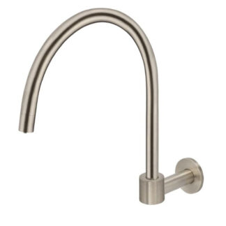 Meir Round High-Rise Swivel Wall Spout Champagne