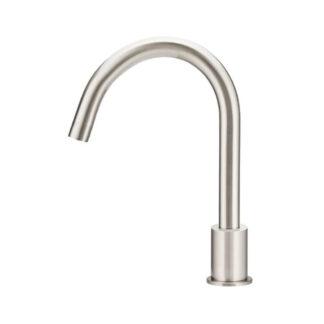 Meir Round Hob Mounted Swivel Spout Brushed Nickel