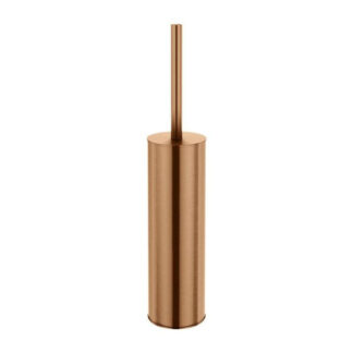 Meir Round Toilet Brush and Holder Lustre Bronze