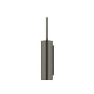 Meir Round Toilet Brush and Holder Shadow Gunmetal