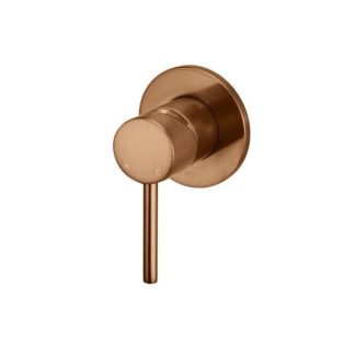 Meir Round Wall Mixer Lustre Bronze Trim Kit