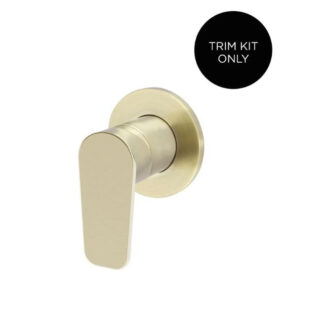Meir Round Wall Mixer Paddle Handle Tiger Bronze Trim Kit