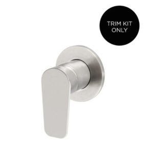 Meir Round Wall Mixer Paddle Handle Brushed Nickel Trim Kit